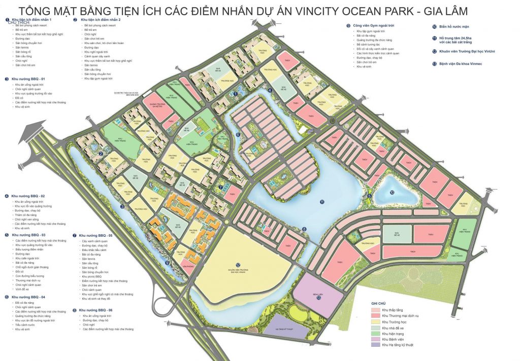 Phối cảnh tổng thể dự án VinCity Ocean Park Gia Lâm